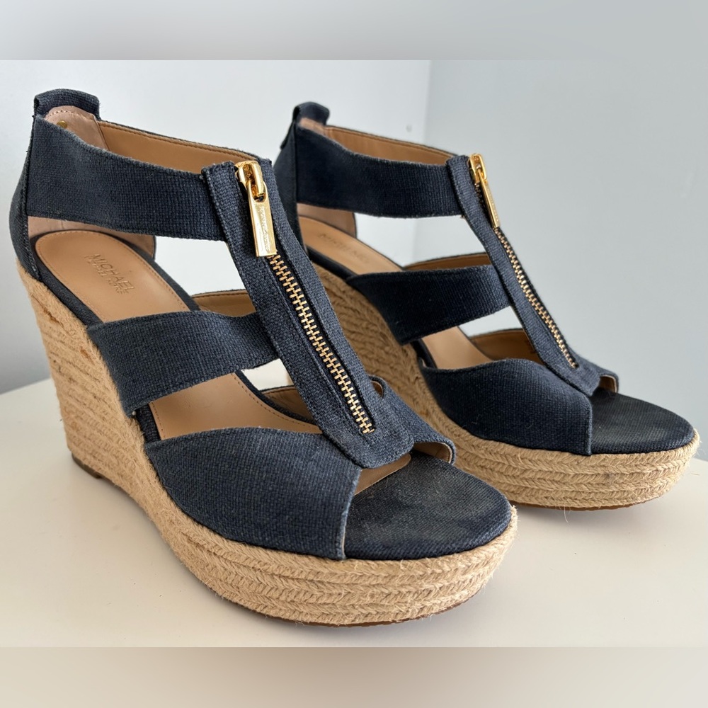 Michael Kors Women’s Dark Blue Wedges